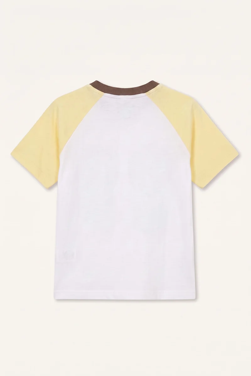 ديفاكتو Baby Boy Crew Neck Printed T-Shirt