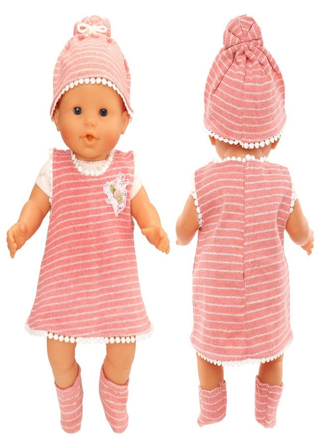 Miunana Handmade Cute Baby Doll Clothes - 1 Set Outfits Dress Suit for 14-16 Inch Dolls - Children's Gift - Image 1