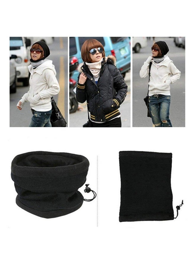 GUSTAVE¬Æ Black Face Shield Polar Fleece Neck Warmer Comfy Snood Scarf Ski Motorbike Mask - Image 4