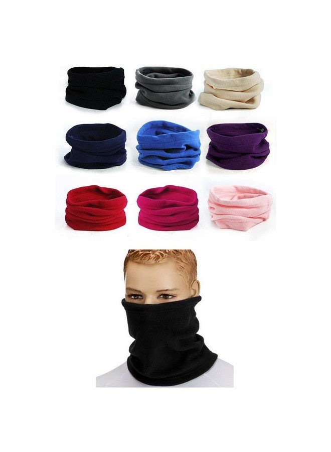 GUSTAVE¬Æ Black Face Shield Polar Fleece Neck Warmer Comfy Snood Scarf Ski Motorbike Mask - Image 2