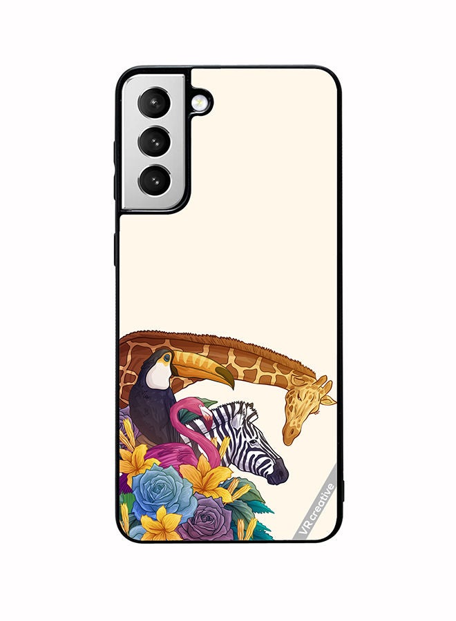VR CREATIVE Protective Case Cover For Samsung Galaxy S22 Plus 5G Wild Animals Design Multicolour - Image 1