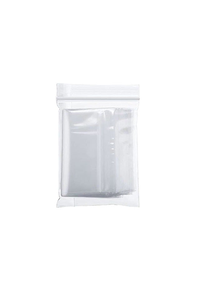 Clear Plastic Reclosable Zip Bags 6x7cm (200 count), Poly Baggies with Resealable Zip Top Lock for Small Business Storage, Packaging & Shipping