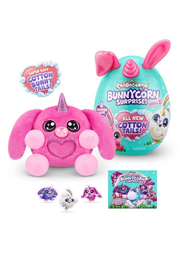 Rainbocorns - Bunnycorn Surprise Series 2 (2 Pack) By Zuru Rabbit Bunny Plush Toy Girls Gift Idea (Randomized Non Duplicate) - Image 1