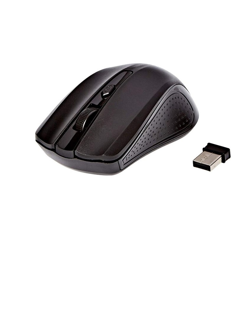 Enet Enet G211-33 Wireless Optical Mouse - Black  - Image 1