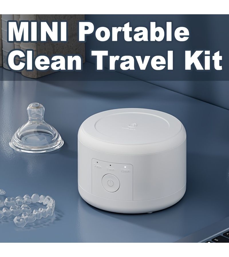 Black Wireless Portable Denture Cleaner with USB Charging Arch Cleaner - Image 5