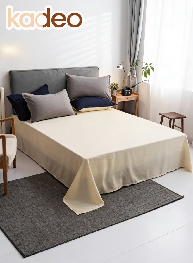 kadeo 4PCS Queen Comforter Set, Including Sheets, Duvet Cover and 2 Pillowcases Duvet Cover Set, AB Side Double Color All Season Soft and breathable Bedding Set 200*230CM - Image 5