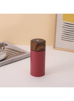 Generic Flask Smart Temperature Display Baby Kids Water Bottle Insulated Thermal Digital Thermo Stainless Steel Vacuum Drink Flasks Warmer Hot & Cold Drink Bottles Coffee Tea Travel Mug 220ml (Burgundy)  - Image 4