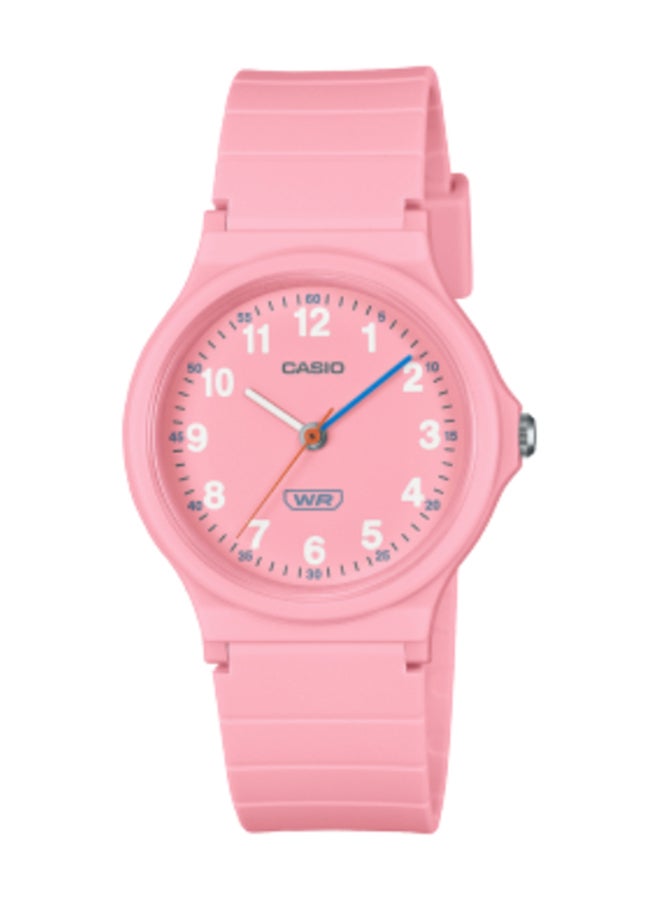 CASIO Analog Resin Band Round  Shape  Wrist Watch LQ-24B-4BDF