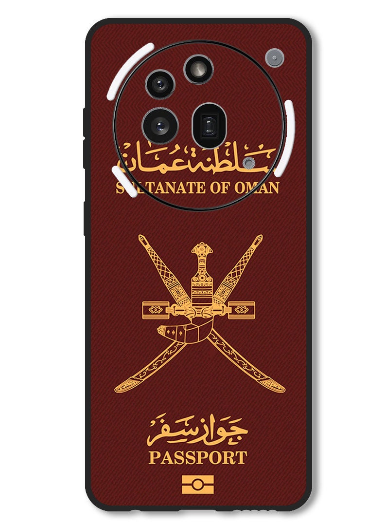 Theodor Case Compatible with Nothing Phone 3a Pro Protection Shockproof Bumper Cover Oman Passport - Image 1