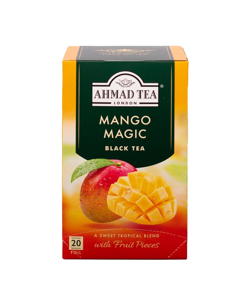 Ahmad Teas - Mango Black Tea 1.4oz - 20 Tea Bags - Image 1