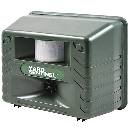 ASPECTEK Yard Sentinel Outdoor Ultrasonic Animal Repeller with Motion Sensor, Adjustable Volume, Waterproof, Extension Cord, Powerful Repel for Squirrel, Raccoon, Skunk, Rabbit, Fox, Deer, Etc - Image 1