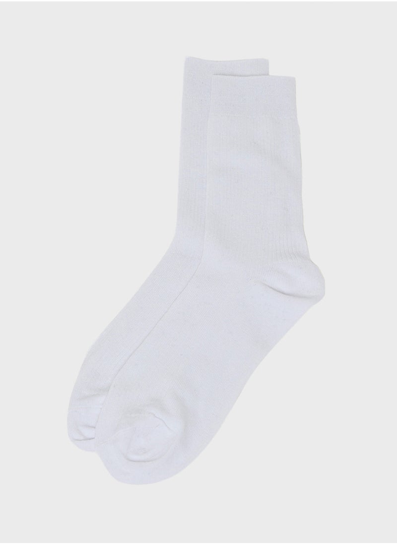 Seventy Five Basics Pack Of 5 Crew Length Socks  - Image 4