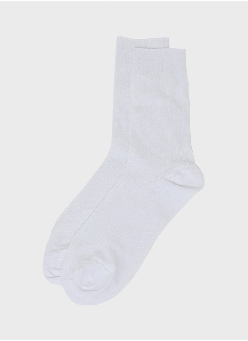 Seventy Five Basics Pack Of 5 Crew Length Socks  - Image 3