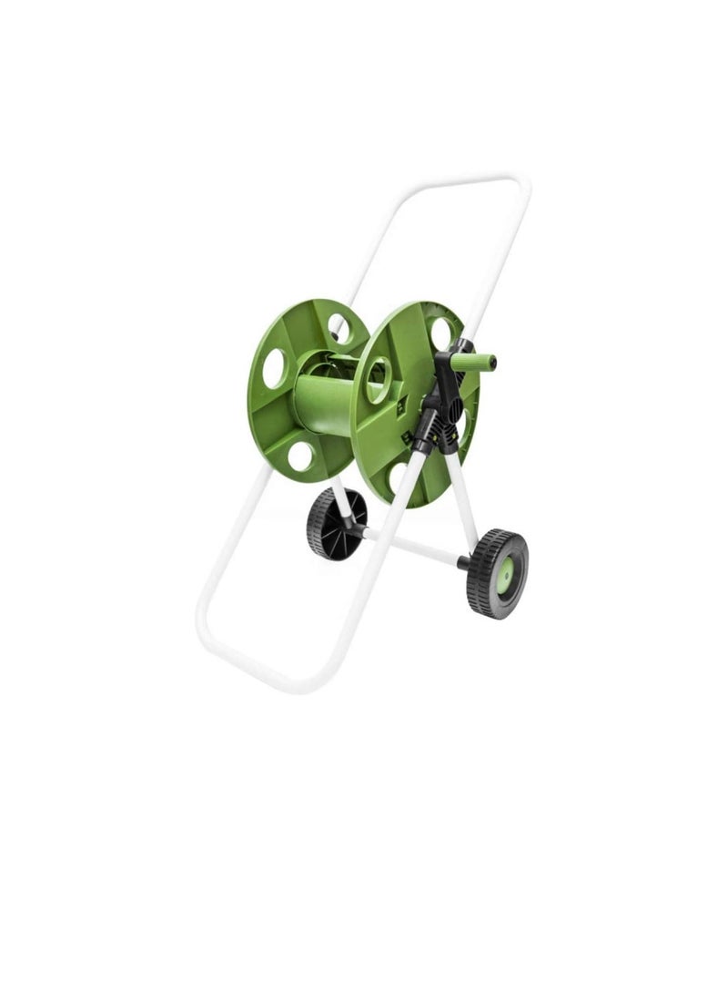 Beorol 45m Garden Hose Cart, Portable Garden Water Pipe Hose Reel Cart, Garden Watering Hose Storage Rack For Garden Farm GMC45, Green - Image 1