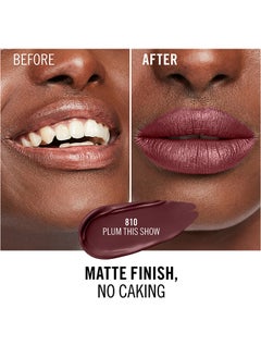 RIMMEL LONDON أحمر شفاه سائل لاستينج ميجا مات 810 بلوم ذا شو  - Image 5