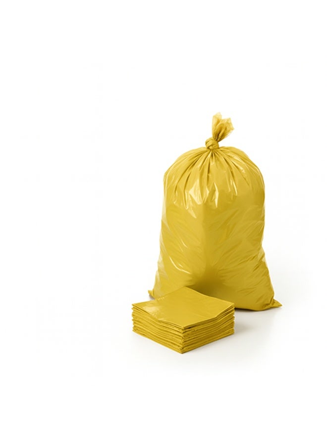 كيس قمامة أصفر | مقاوم للتسرب، صديق للبيئة | 95 × 120 سم، 1 × 5 كجم - Image 1