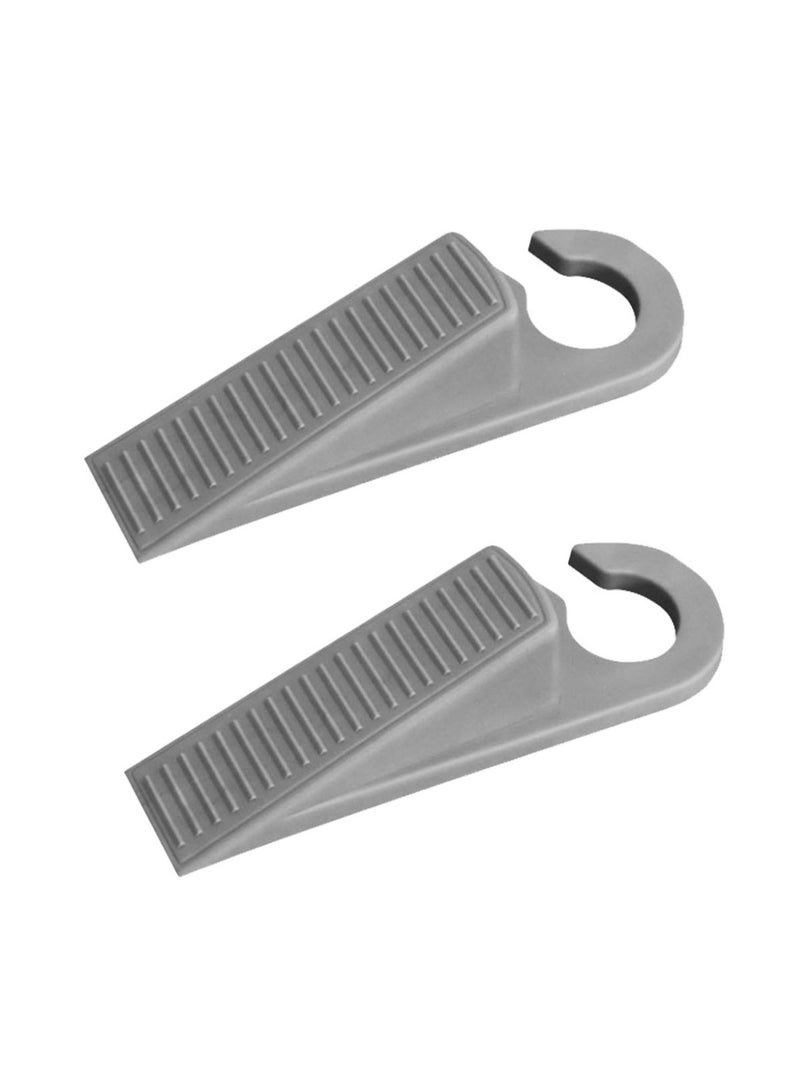 2 Pcs Door Stopper Rubber  Door Stop Wedge Non-Slip Wedge Door Gaps - Image 2