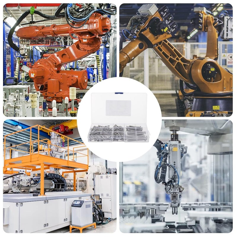 klarako 235pcs self Tapping Screw Set Screws Fasteners Cross Self Tapping Screw Kit Kits Truss Head Self Screw Assortment Kit Boxed Storage Box 304 Stainless Steel - Image 2