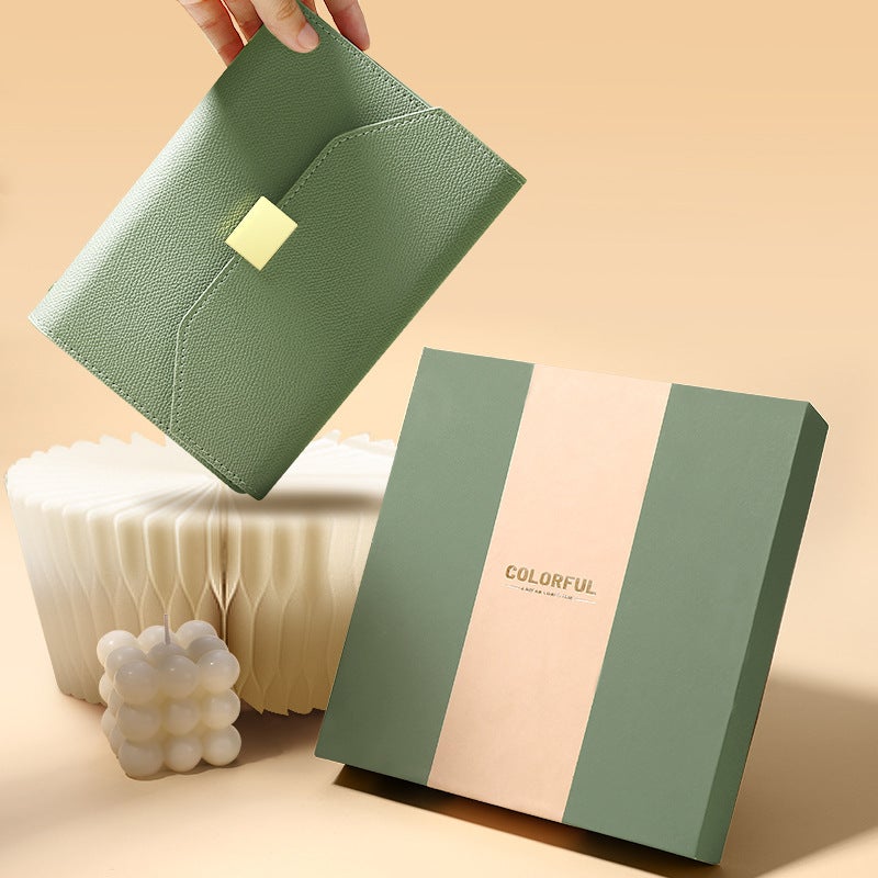 Loose-Leaf Notebook Notepad Business Office Detachable Work Meeting Recording Book Gift Box Student Diary Book - Image 4