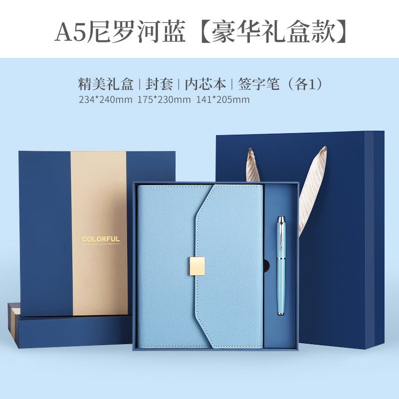 Loose-Leaf Notebook Notepad Business Office Detachable Work Meeting Recording Book Gift Box Student Diary Book - Image 1