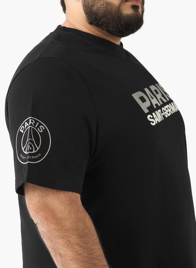 ماكسيم تيشيرت رجالي بياقة دائرية وطبعة باريس سان جيرمان - Image 4
