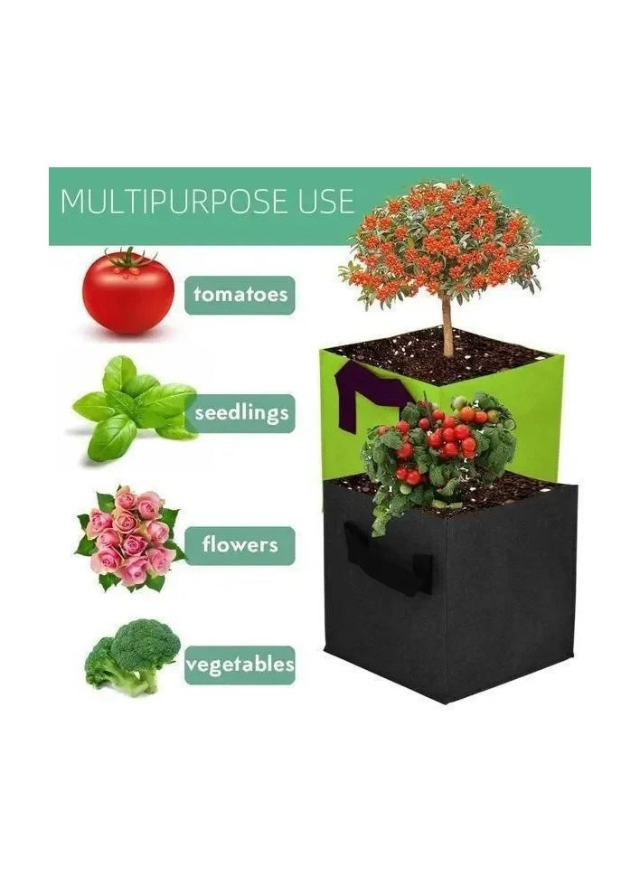 Garden Plant Growing Bags Made of Breathable Fabric