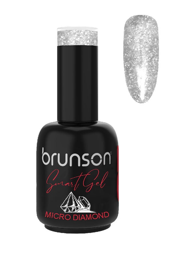 brunson Gel Polish Reflective Glitter Flash Diamond Nail Gel Polish Soak off Disco Shimmer Gel Nail Polish UV LED Curing Requires 18ml for Home Salon Diy Nail Manicure DB7281