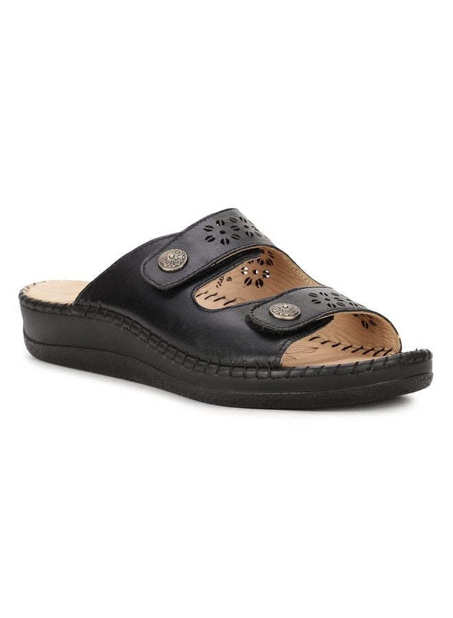 Scholl Women's HARLEEN MULE Slippers, Black, 39 EU