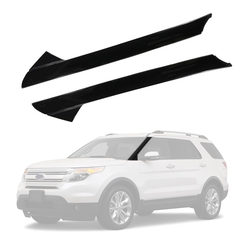 CARMOCAR APillar Front Molding Windshield Outer Trim Replacement for 20112019 Ford Explorer 4 Door Utility Left Right Replaces BB5Z7803145AA BB5Z7803137AB BB5Z7803136AA BB5Z7803136AB