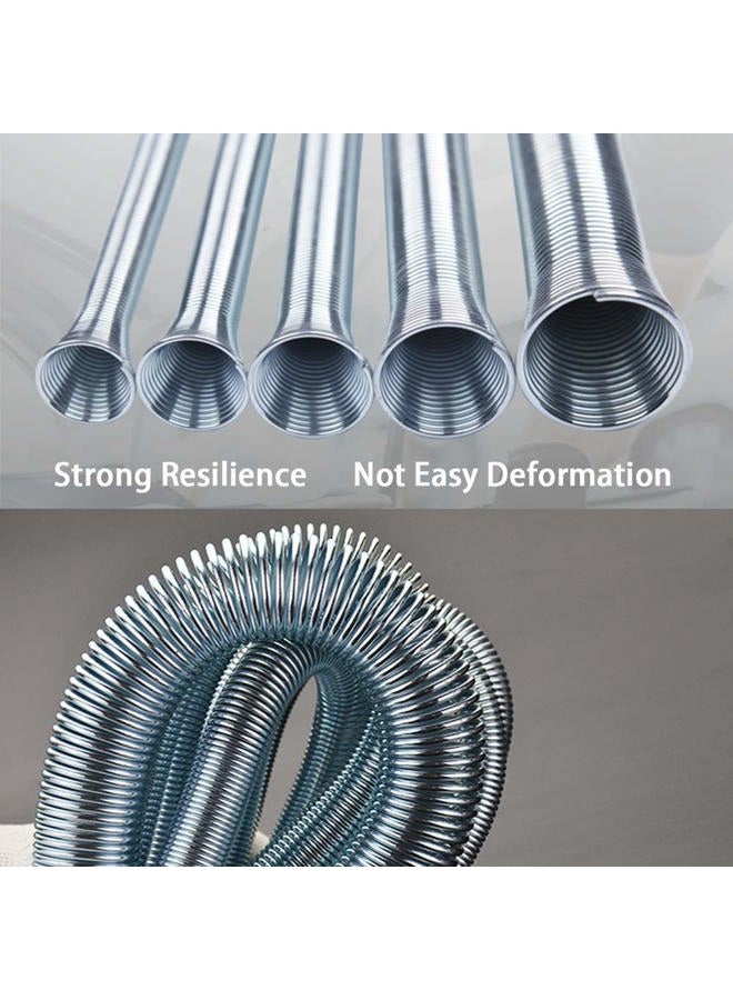 Wostore Spring Tubing Benders Kit for Pipe O.D. 1/4, 5/16, 3/8, 1/2, and 5/8 Inch 5 in 1 Tube Bender Set - Image 4