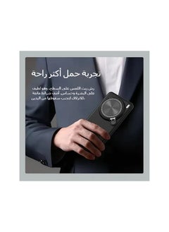 OCTOBER غطاء للجهاز Vivo X200 Pro، واقٍ لعدسة الكاميرا مع ميزة حماية الخصوصية، حامل طيابي، غطاء حائطي من الـ TPU مع غطاء ورقي من الـ PC متوافق مع زوايا MagSafe ومضاد للصدمات.  - Image 5