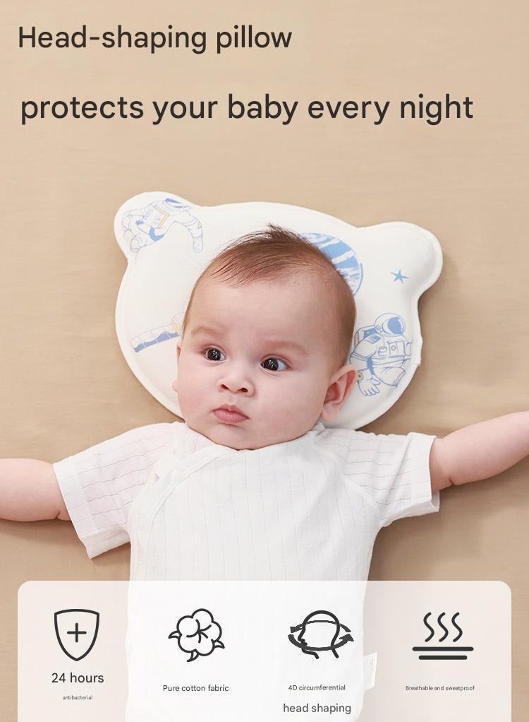 Specially Designed Baby Washable Pillow 0-1 Year old Auxiliary Round Head Artifact Universal Memory Cotton For All Seasons Baby
Shaped Pillow  - Image 2