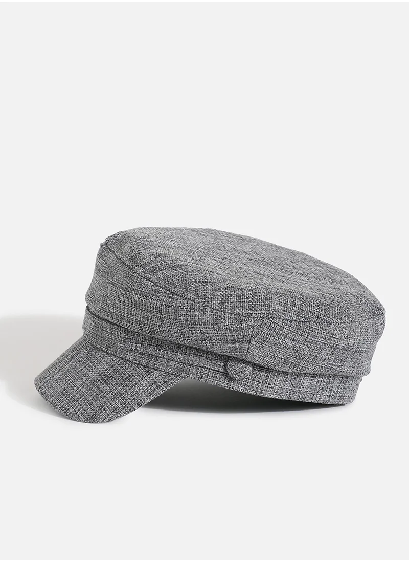 Haute Sauce Charcoal Grey Solid Breton Cap