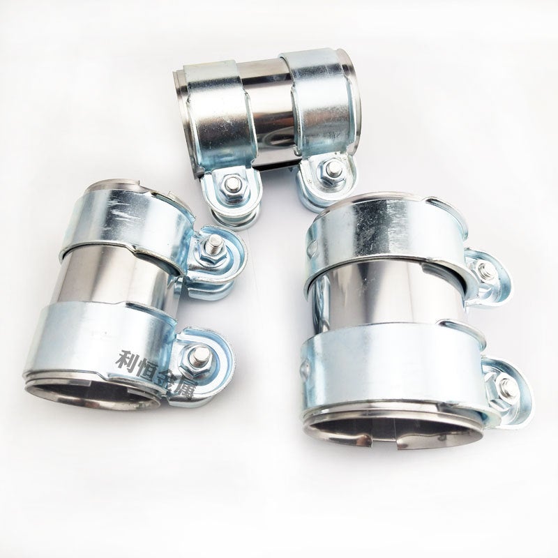 Automobile Exhaust Pipe Clamp Reducer Pipe Adapter Sleeve Muffler Hoop Clamp Ternary Joint Adapter - Image 5