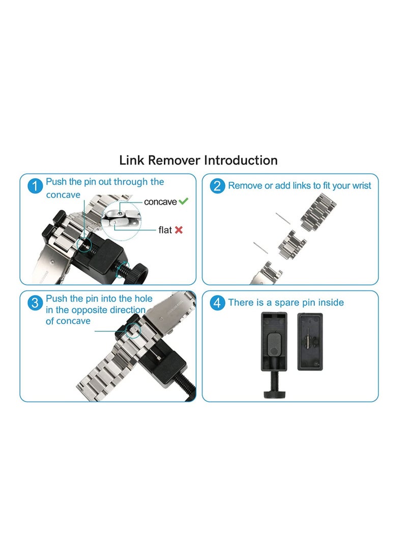 Generic - Watch Band for Garmin Fenix 7X 6X 5X Plus 26mm Titanium Metal Quick Release Easy Fit Watch Bands with Double Button Clasp for Garmin Fenix 7X 6X Pro 5X 5X Plus Smartwatch - Image 1