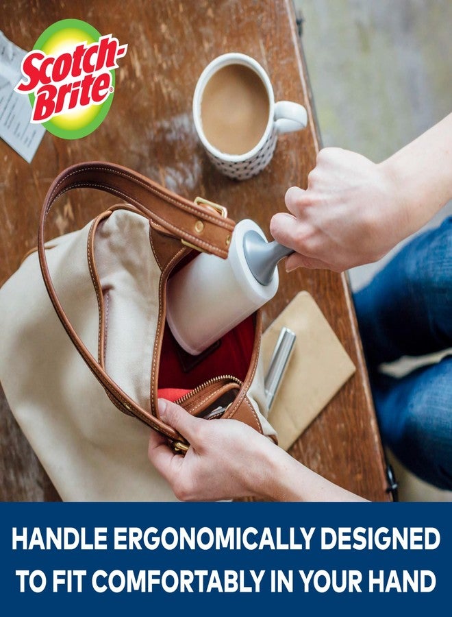 3M 830R-S-48 Scotch-Brite 50% Stickier Lint Roller-48 Sheets 4" X25.1 - Image 5