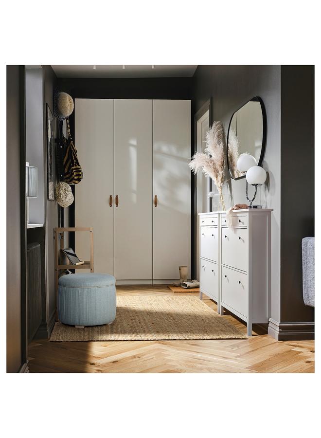 Zaboon Pouffe, With Storage/Kilanda Light Blue - Image 4