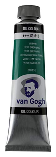 Van Gogh Oil Color Paint, 40ml Tube, Viridian 616 - Image 5