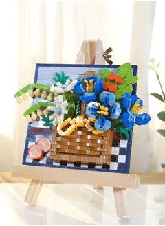 GROIC Flower 3D Picture Decorations Painting Building Blocks Artificial Flowers Toy Kit,Unique Home Decor Creative Toys,Assembly Toys  - Image 4
