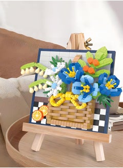 GROIC Flower 3D Picture Decorations Painting Building Blocks Artificial Flowers Toy Kit,Unique Home Decor Creative Toys,Assembly Toys  - Image 5