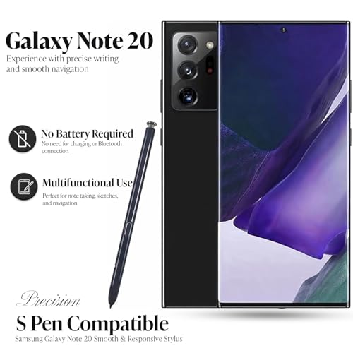 The AutoStory Galaxy Note 20 Stylus Pen for Android Replacement | Compatible for Galaxy Note 20/Galaxy Note 20 Ultra 5G, 4096 Sensitivity with 5 Extra nibs (Without Bluetooth) - Image 2