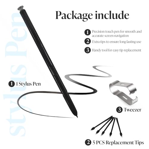 The AutoStory Galaxy Note 20 Stylus Pen for Android Replacement | Compatible for Galaxy Note 20/Galaxy Note 20 Ultra 5G, 4096 Sensitivity with 5 Extra nibs (Without Bluetooth) - Image 3