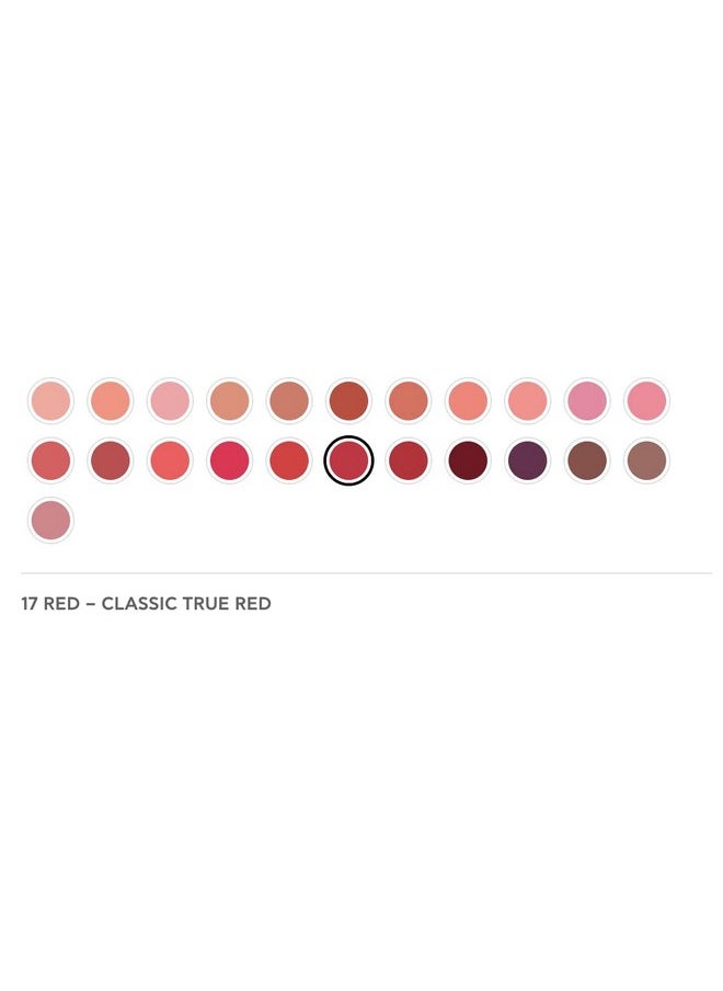 RADIANT PROFESSIONAL MAKE UP / HELLENICA - Radiant Professional Advanced Care Lipstick Ultra Nourishing Moisturizing Long Lasting Matte Lipstick With Vitamin E Uva Uvb Filters Velvet (17 Red Classic True Red) - Image 1