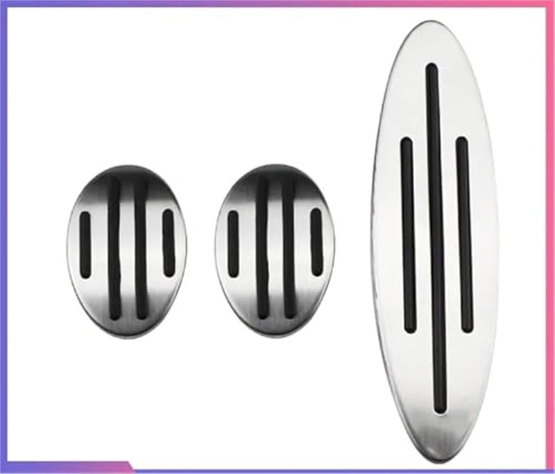 Wivplex Stainless Steel Pedal Pad Set for MINI Cooper - Image 3