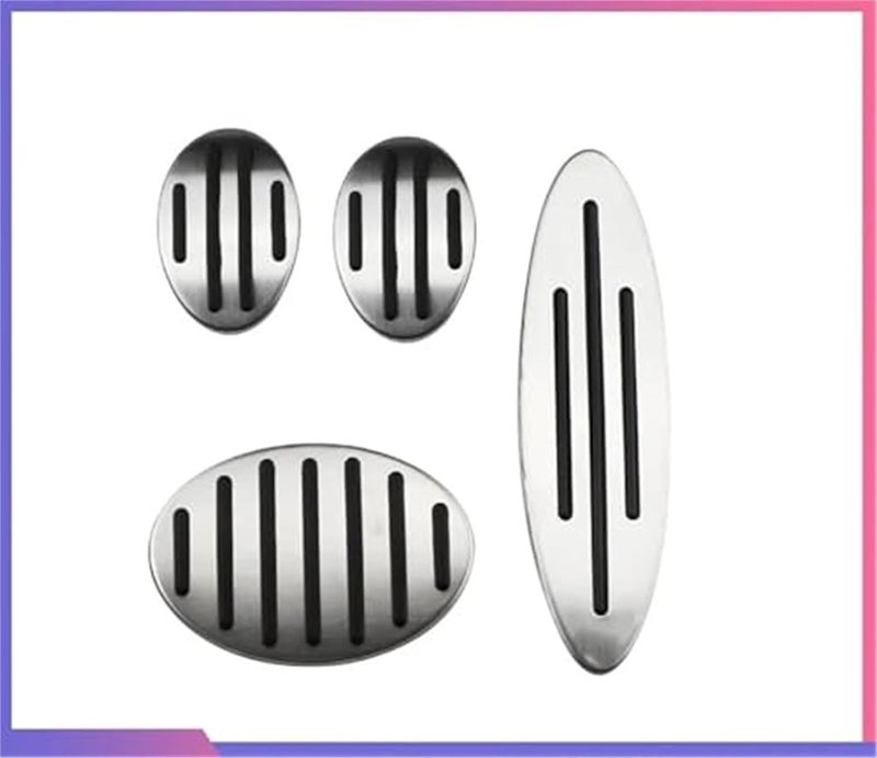 Wivplex Stainless Steel Pedal Pad Set for MINI Cooper - Image 5