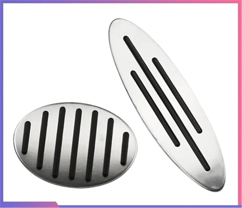 Wivplex Stainless Steel Pedal Pad Set for MINI Cooper - Image 2
