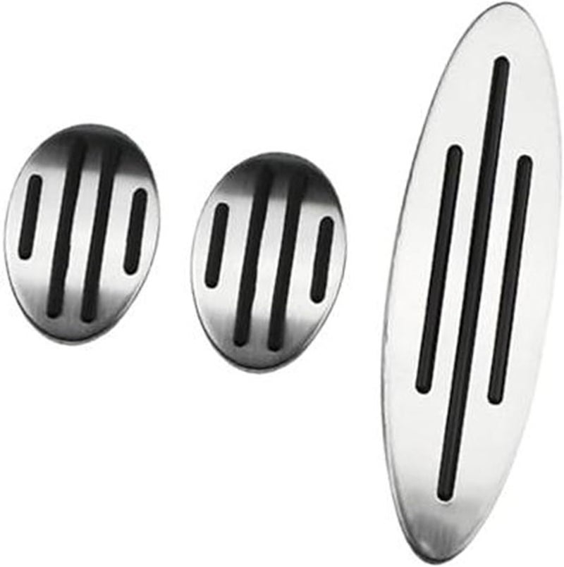 Wivplex Stainless Steel Pedal Pad Set for MINI Cooper - Image 1