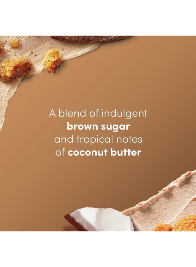 Dove Brown Sugar and Coconut Butter Body Scrub Exfoliates and Deeply Nourishes for Smooth, Radiant Skin 15 oz - Image 3