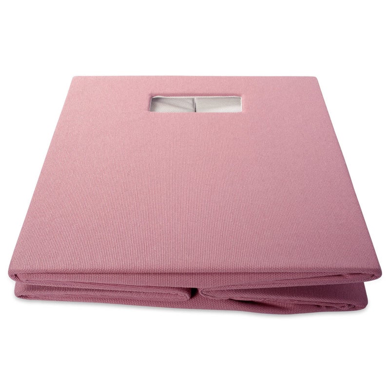 DII Poly-Cube Storage Collection Hard Sided, Collapsible Solid, Large, Rose - Image 3