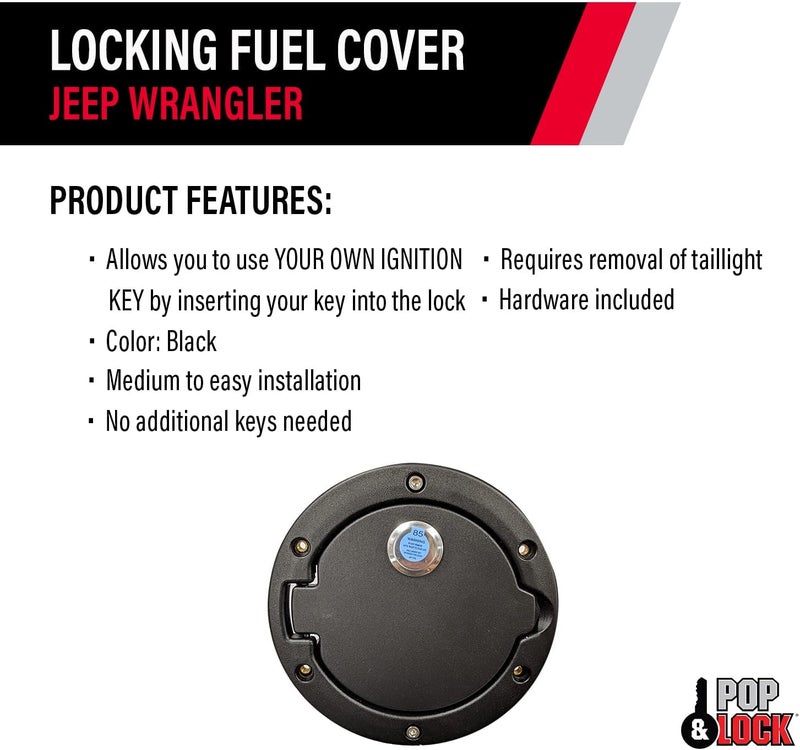 Pop & Lock N 2007-2018 Locking Fuel Cover with Bolt Technology - Image 3